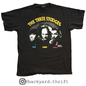 RARE VTG 80s THE THREE STOOGES T-Shirt